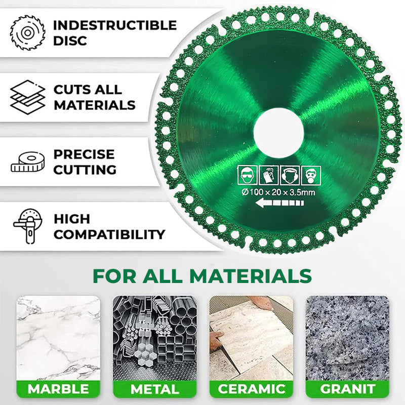 Multifunksjonelt kompositt diamantsagblad