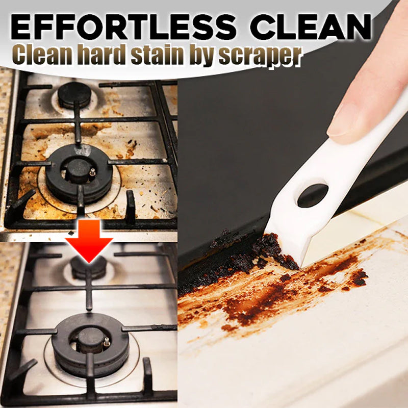 V-formet 2-i-1 mesh skuffbørste