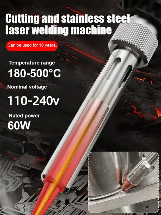 Loddebolt med innvendig oppvarming og konstant temperatur