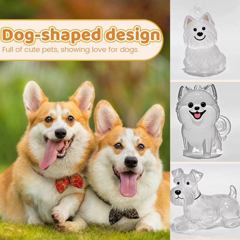 Gjennomsiktig oppbevaringsboks til minne om valpehår