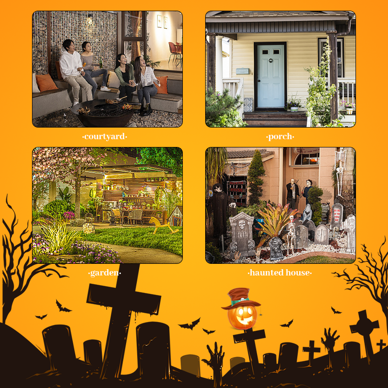 🎃Sammenleggbare, lysende stablede gresskar