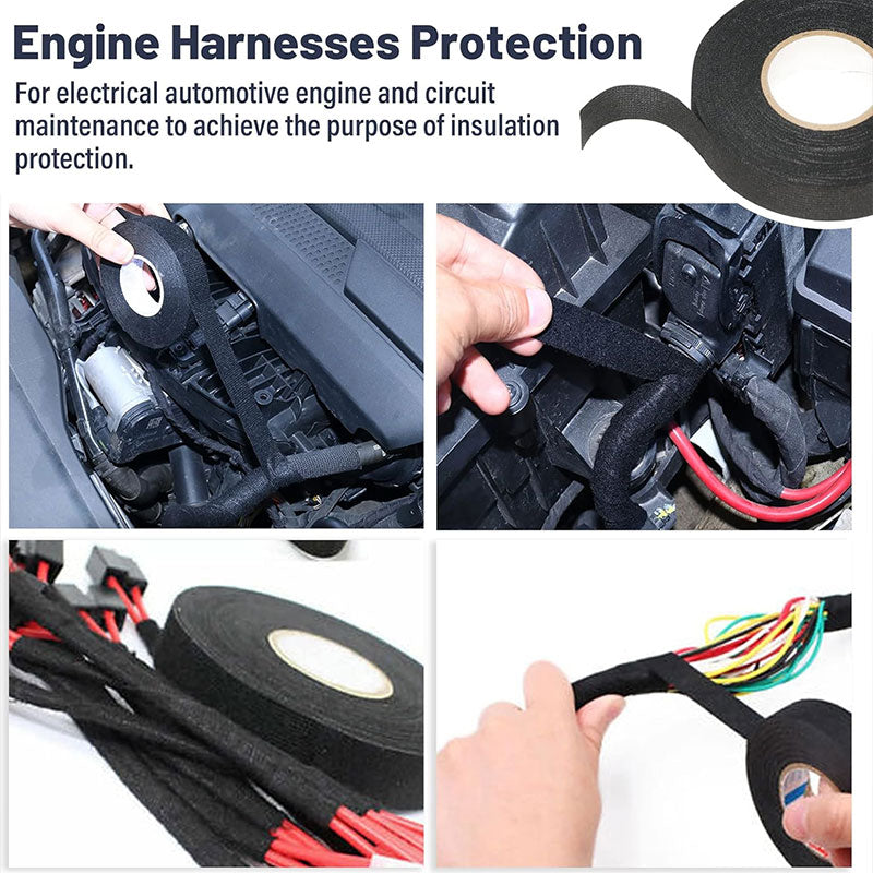 Flanellbånd for ledningsnett til biler