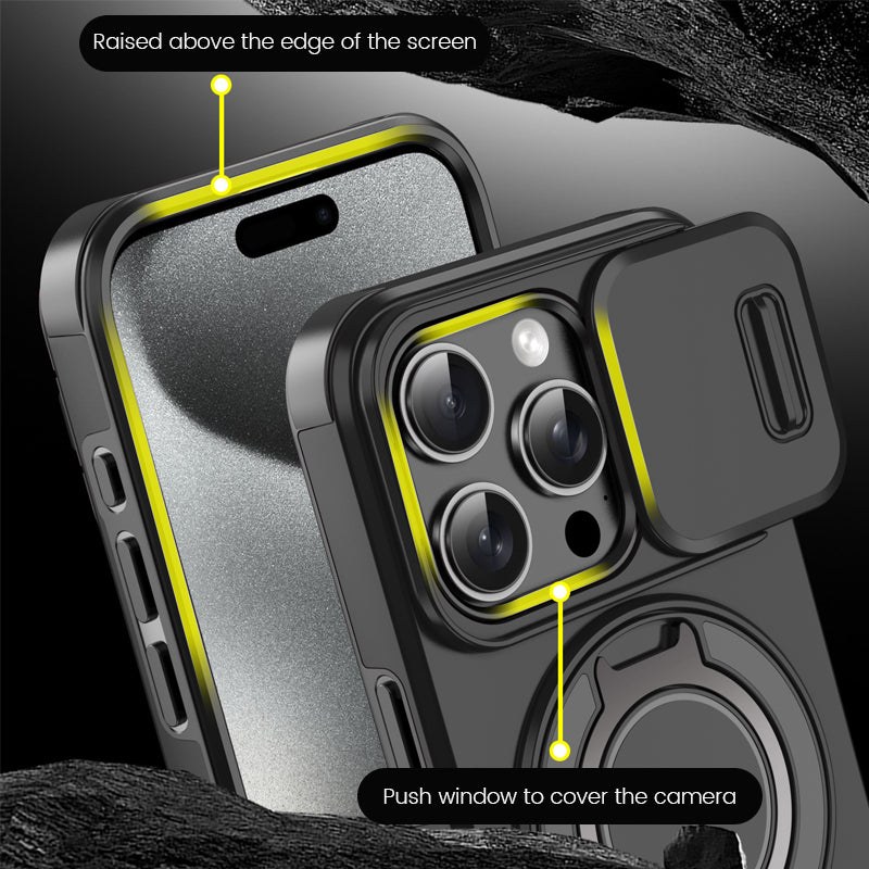 Telefonveske med magnetisk vindusbrakett