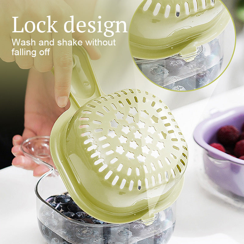 Dobbeltlags Avløpskurv Med Håndtak