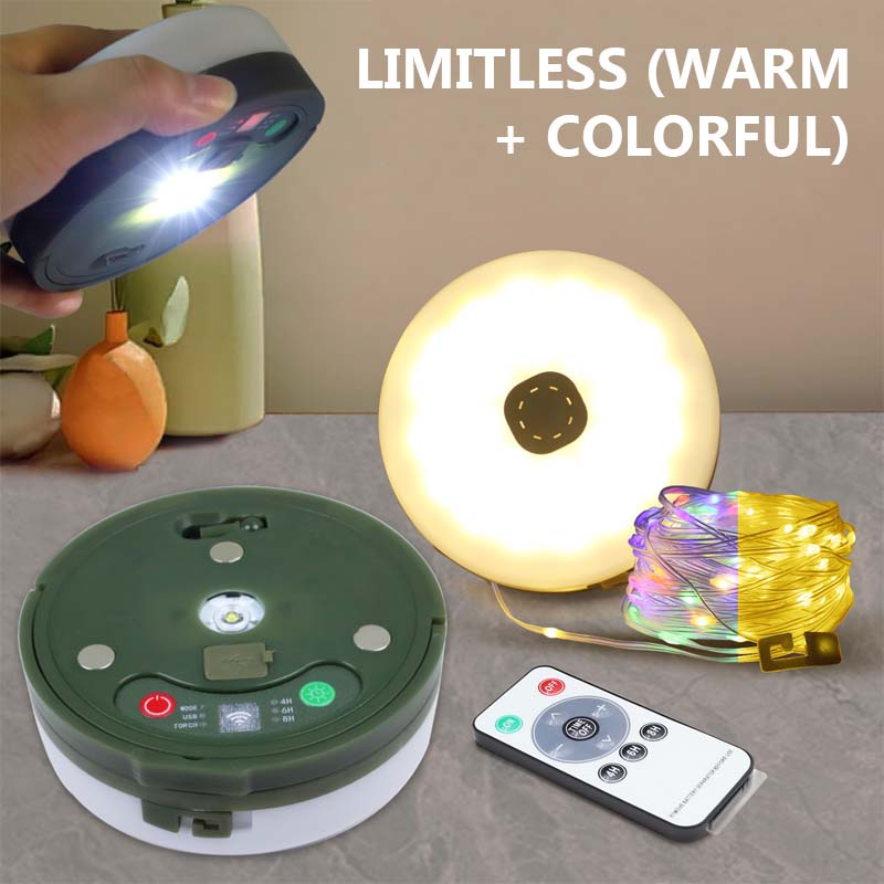 Solcelledrevne Campinglys Utendørs