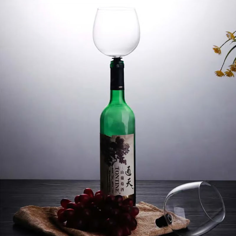 🔥NYTT ÅR SALG🎉Kreativ vin toppers rett drikkeglass