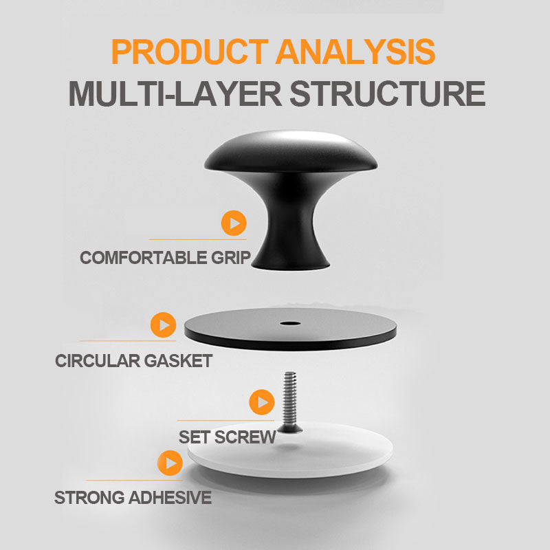 Selvklebende glassdørhåndtak for stansing uten stansing 🏡✨