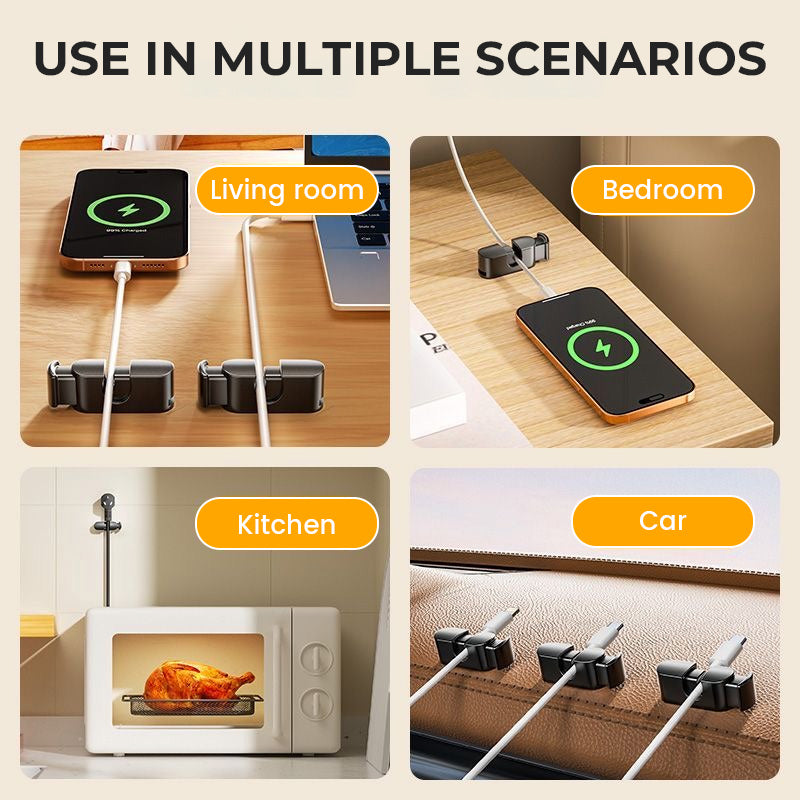 Kabelorganisator med fjær