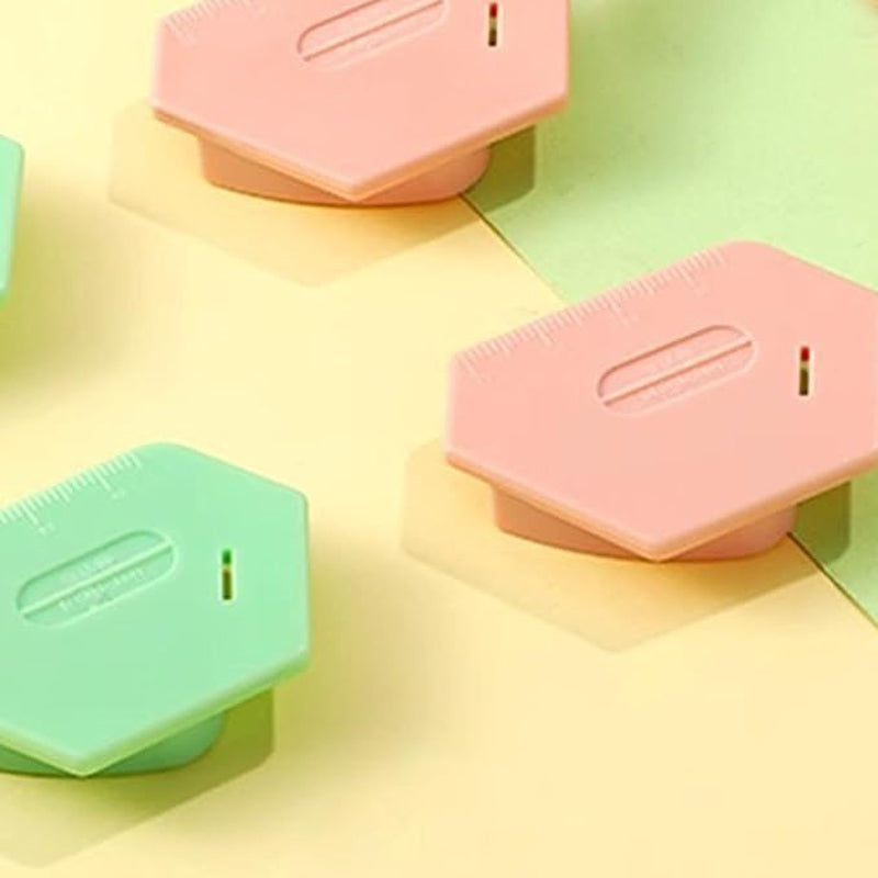 Polygonalt, sterkt magnetisk verktøy for posisjonering av symaskinens sidevegg