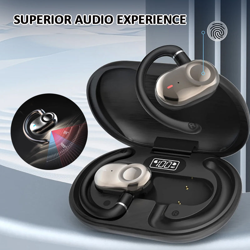 Earhook Open trådløse Bluetooth-hodetelefoner