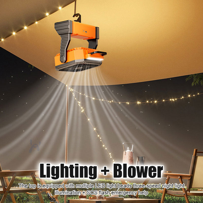 Campingvifte med LED-lys