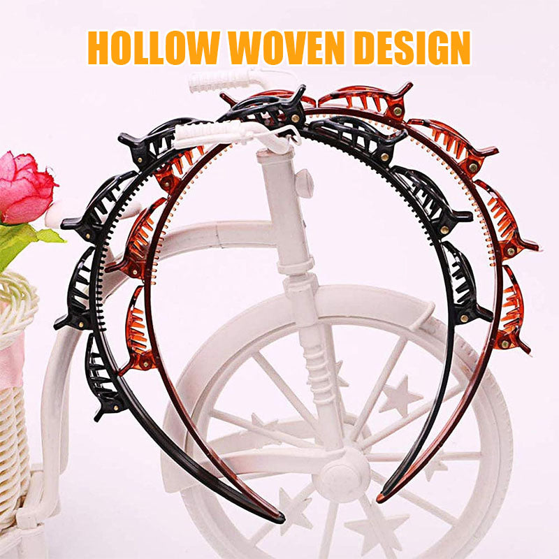 Flerlags hult vevd pannebånd, hårbånd