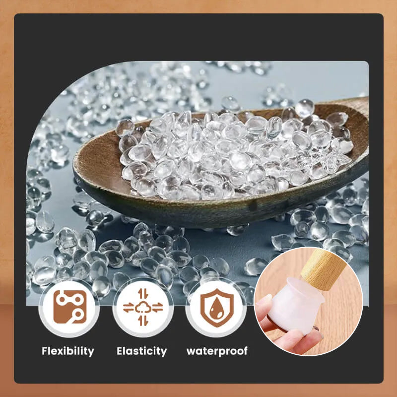 Bordbeinovertrekk i tykk filt og silikon