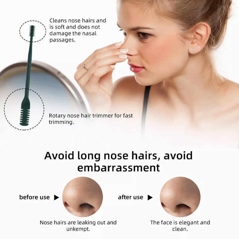 Dobbeltsidig nesehårstrimmer