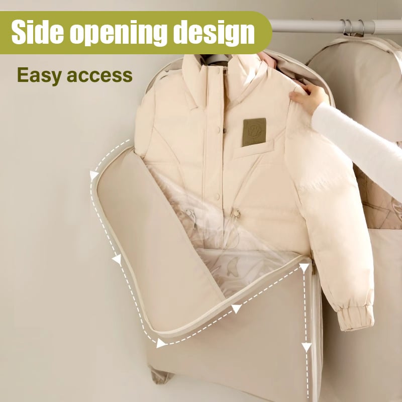 🔥2025 SALG - Plassbesparende hengende klespose med selvkomprimerende glidelås