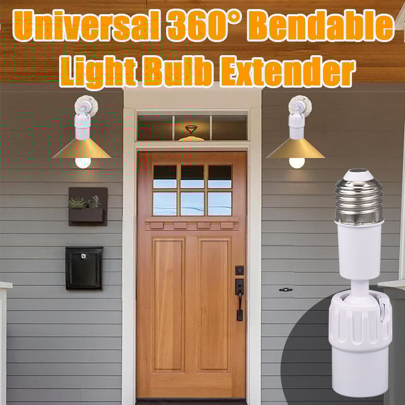 Universal 360° bøybar lyspæreforlenger