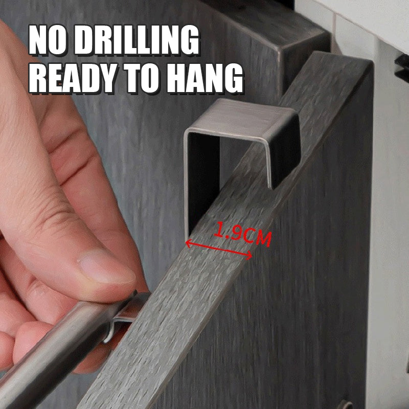 Oppbevaringshylle for kjøkkenskap og håndklær