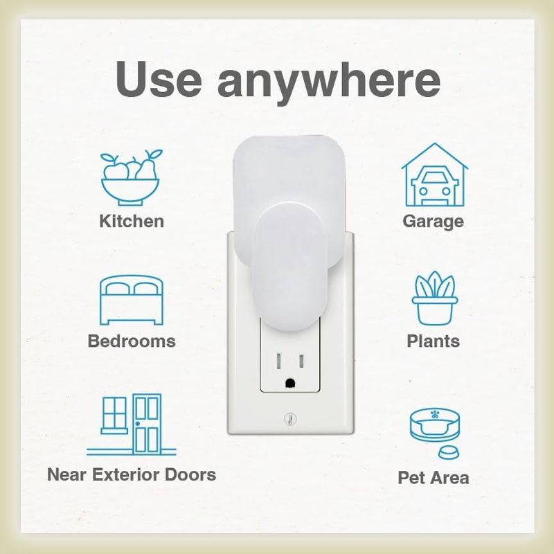 Ny myggavvisende klissete myggdreperlampe for husholdningen