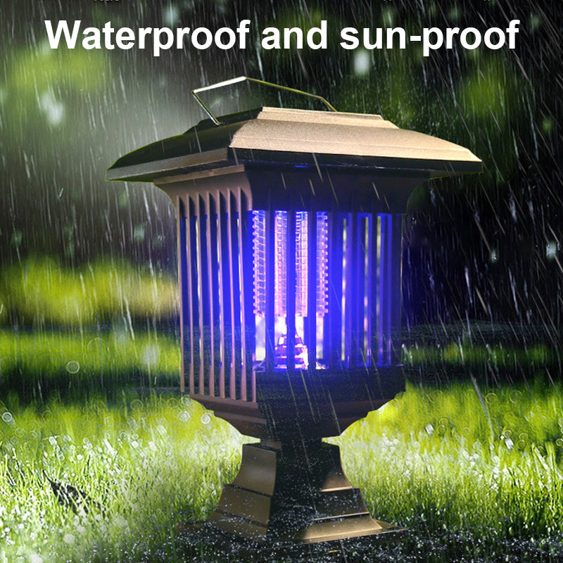 Solcelledrevet myggfanger lampepinne