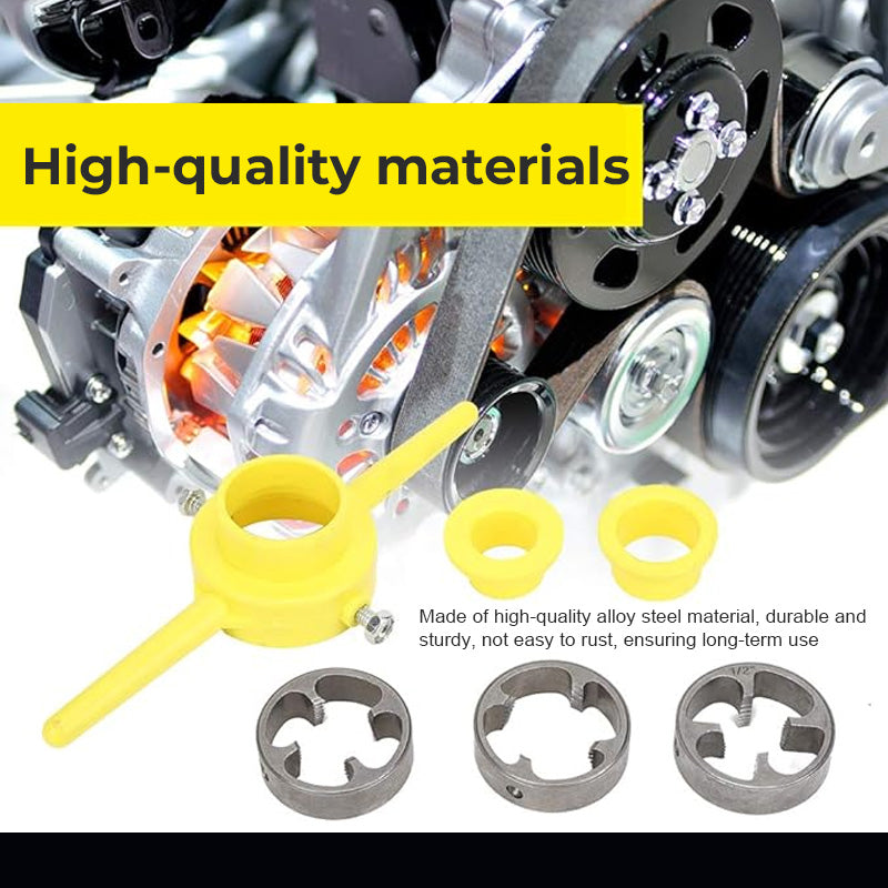 6-delers sett med vannrørform