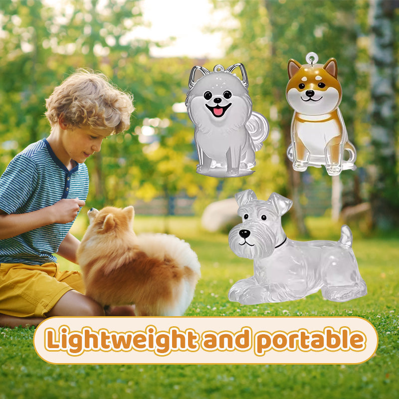 Gjennomsiktig oppbevaringsboks til minne om valpehår