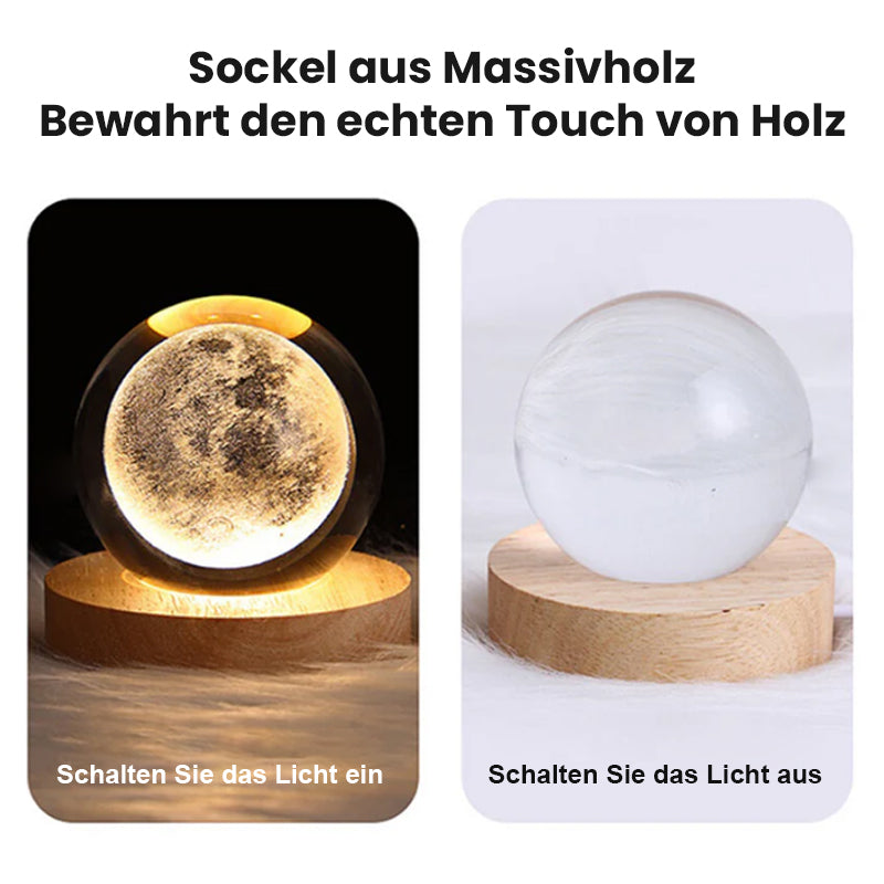 Stjernehimmel 3D mikrolandskap krystallkule