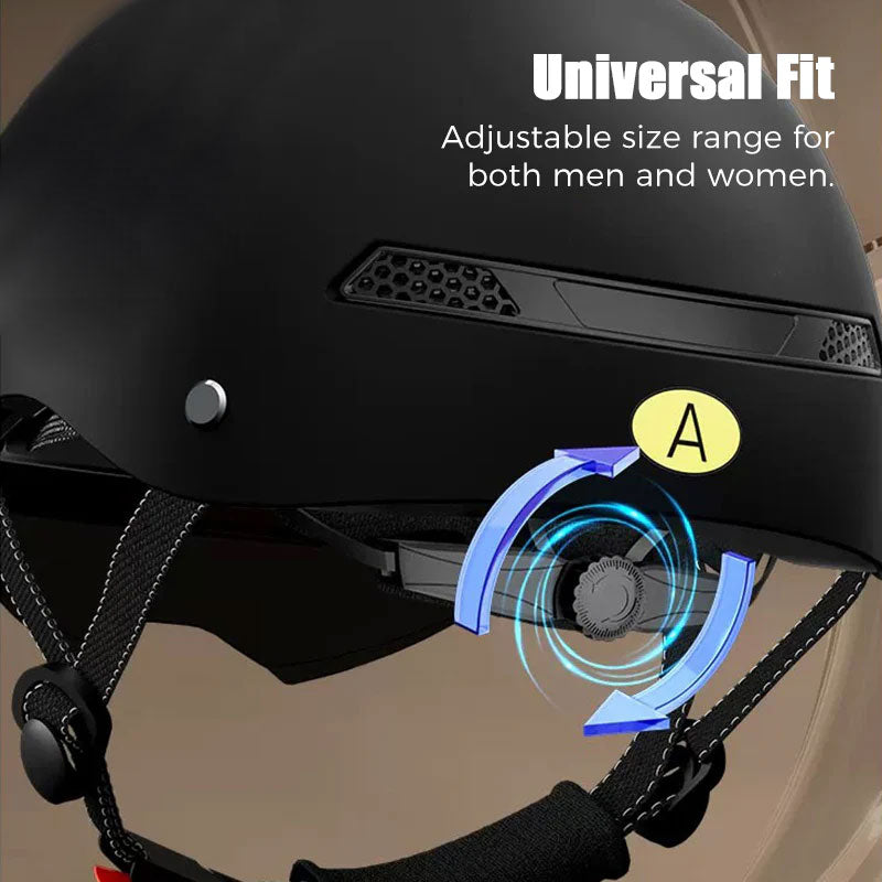 （Gratis frakt）🛡️Pustende, lett, støtsikker motorsykkelhjelm