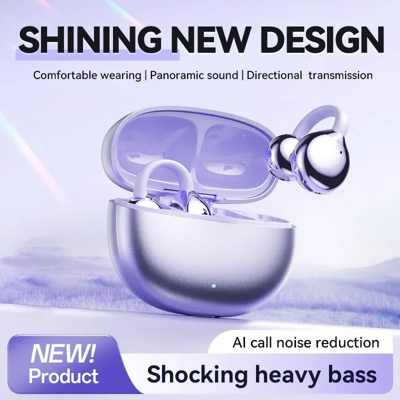 {Aktivitet med stor verdi}Bluetooth-hodetelefoner med øreklips