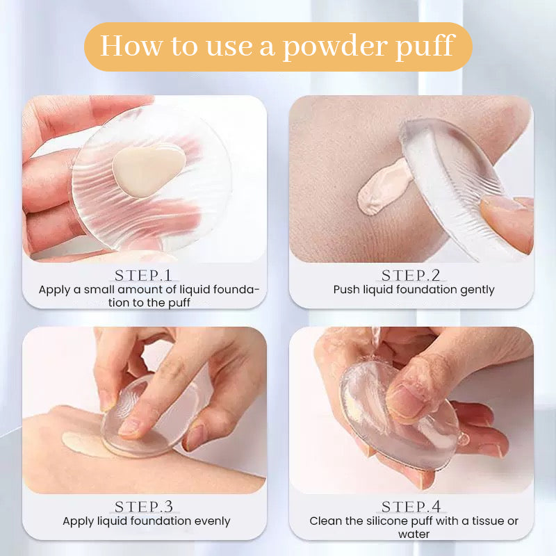 Pudderdott i silikon