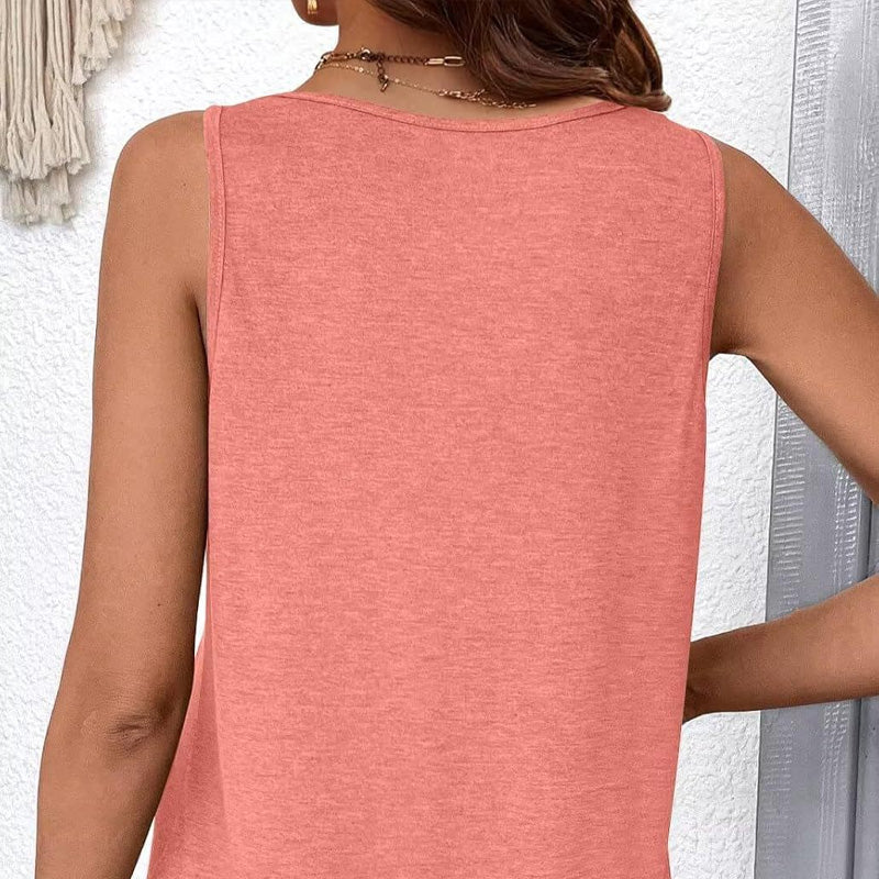 T-skjorte med ermeløse bukseseler for kvinner