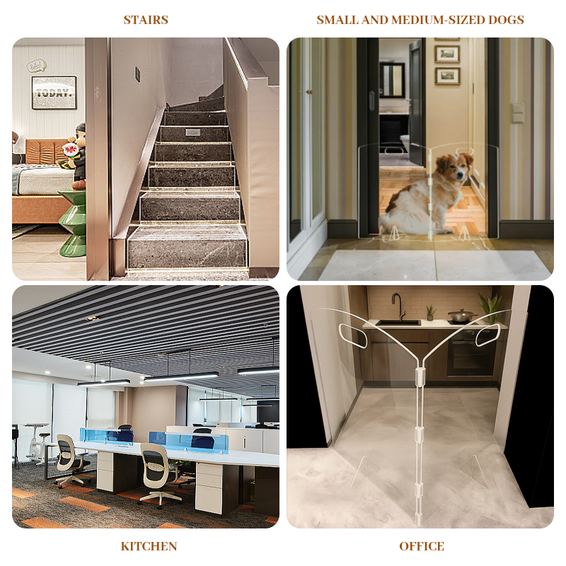 🛡️ Klar akryl kjæledyrgrind