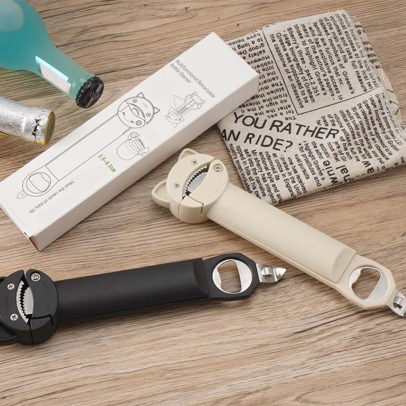 🍻 Multifunksjonell uttrekkbar flaskeåpner | Enkel åpning, nyt hver slurk! 🎊