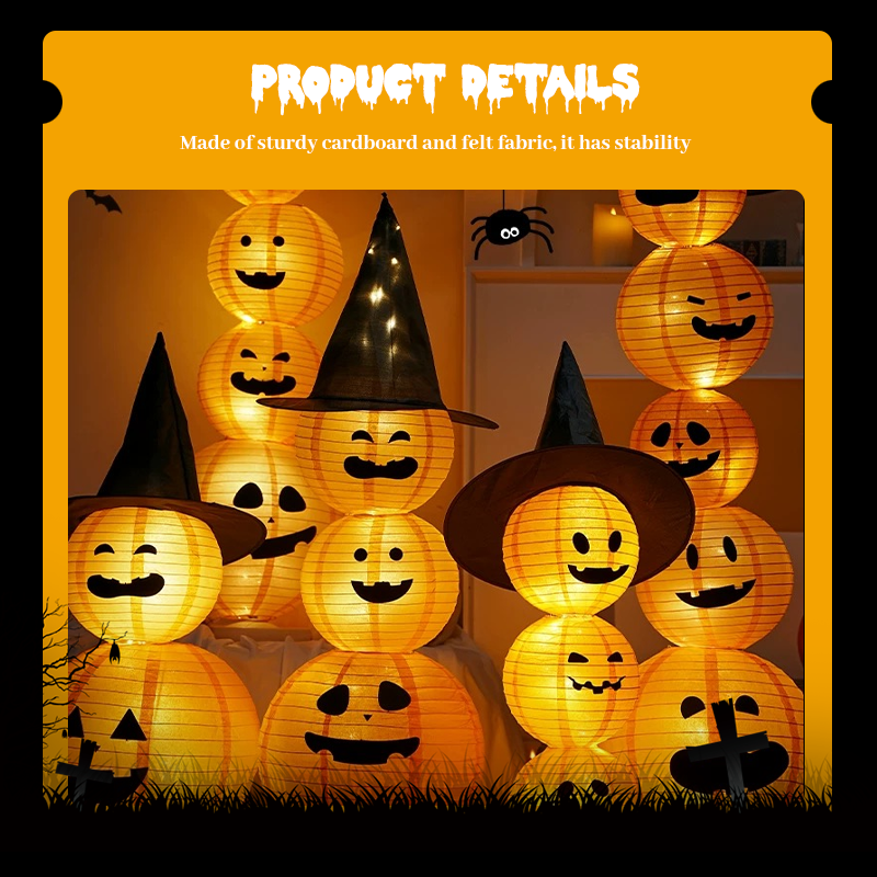 🎃Sammenleggbare, lysende stablede gresskar