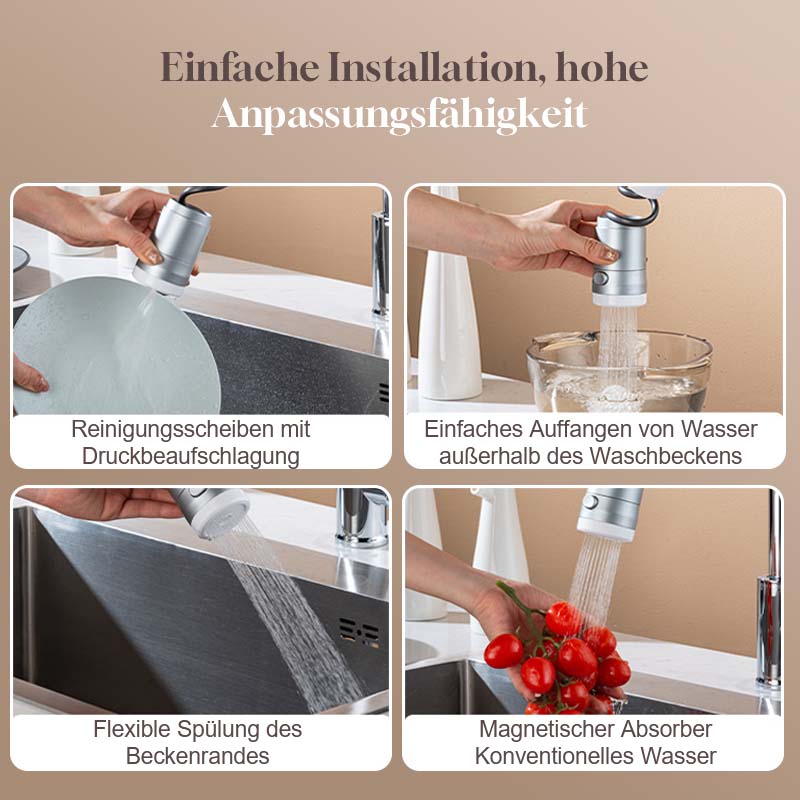 {Gratis Frakt}🌟 Skjult magnetisk uttrekkbar kranforlenger - gjør kjøkkenet og badet ditt renere og mer praktisk! ✨