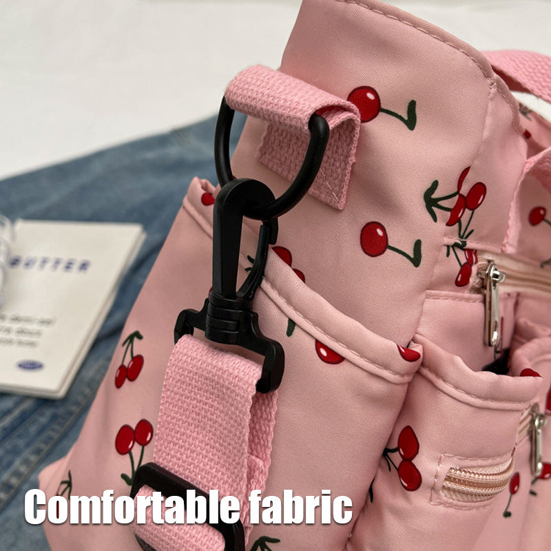 🍒Bag med kirsebærtrykk