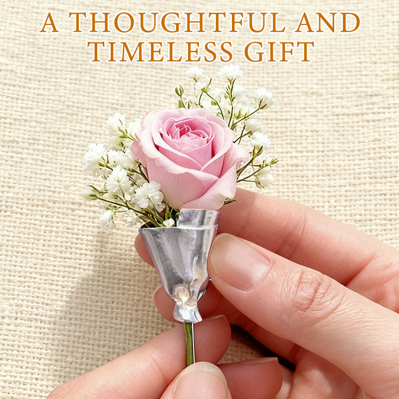 Bærbar blomsterbukettklemme