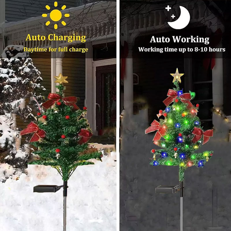 Solcelledrevne juletrelys utendørs dekorasjon vanntett