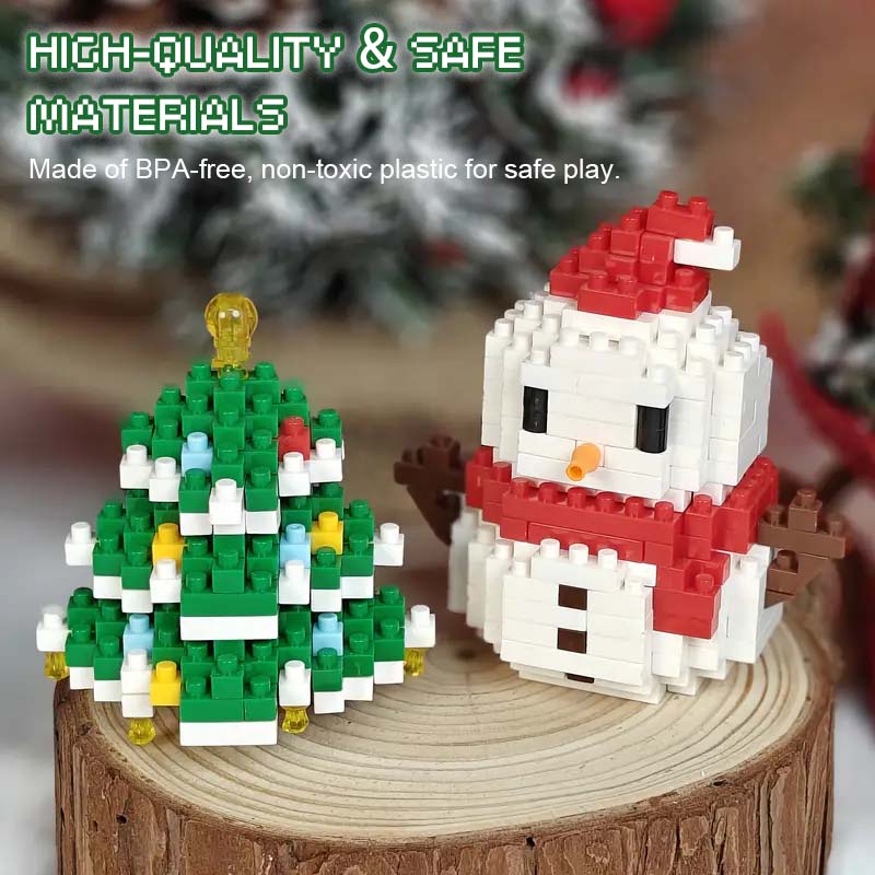 Julekalender byggeklosser sett