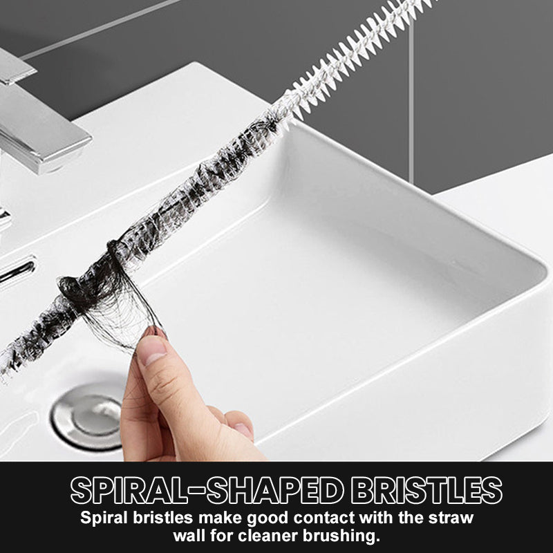 Fleksibel børste for utblokking av rør