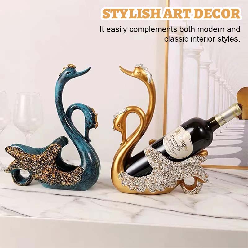 （Gratis frakt）🔥Varmt salg🔥Svaneformet vinflaskeholder