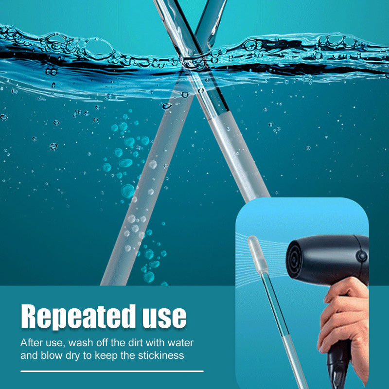 Gjenbrukbare selvklebende vattpinner for fjerning av ørevoks