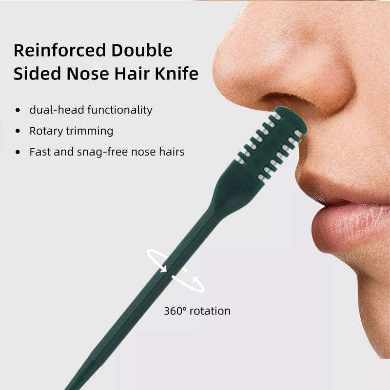 Dobbeltsidig nesehårstrimmer
