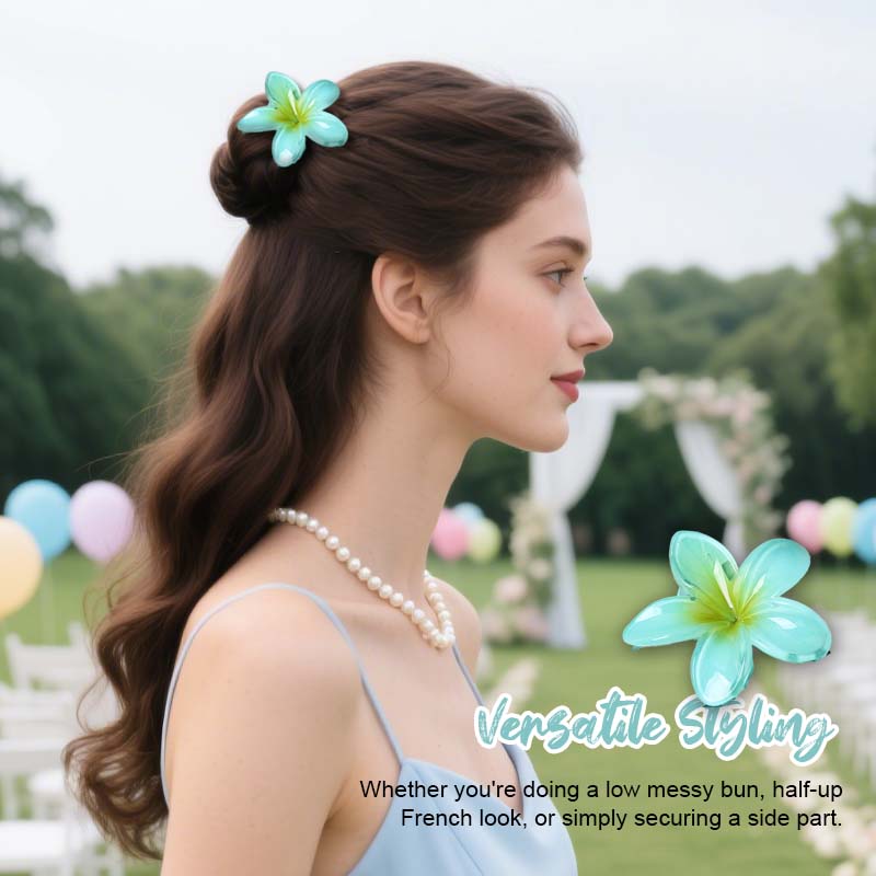 🌸 Elegant blomsterhårspenne - Morandi Bloom Series