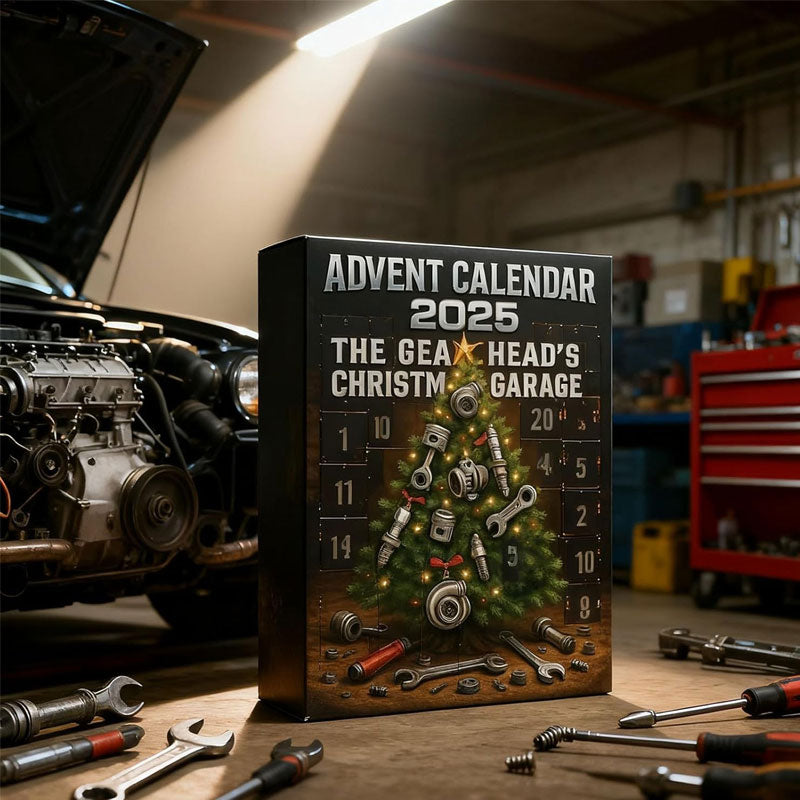 Gearheads julegarasje-adventskalender 2025🔧🎄🚗