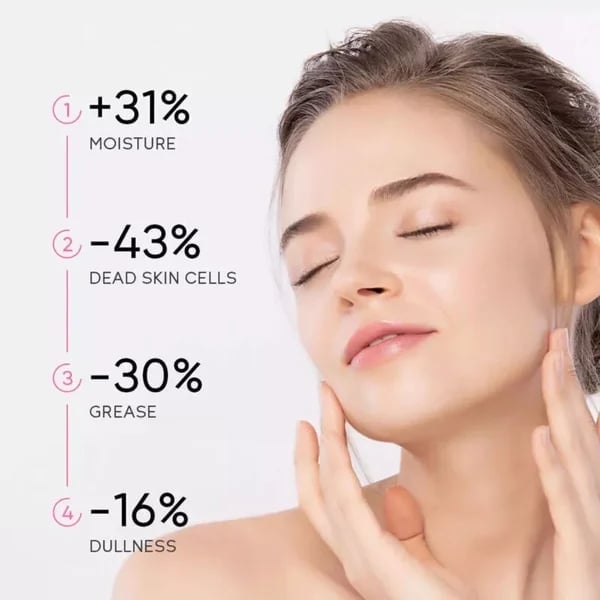 Rensende enzym-eksfolierende gel