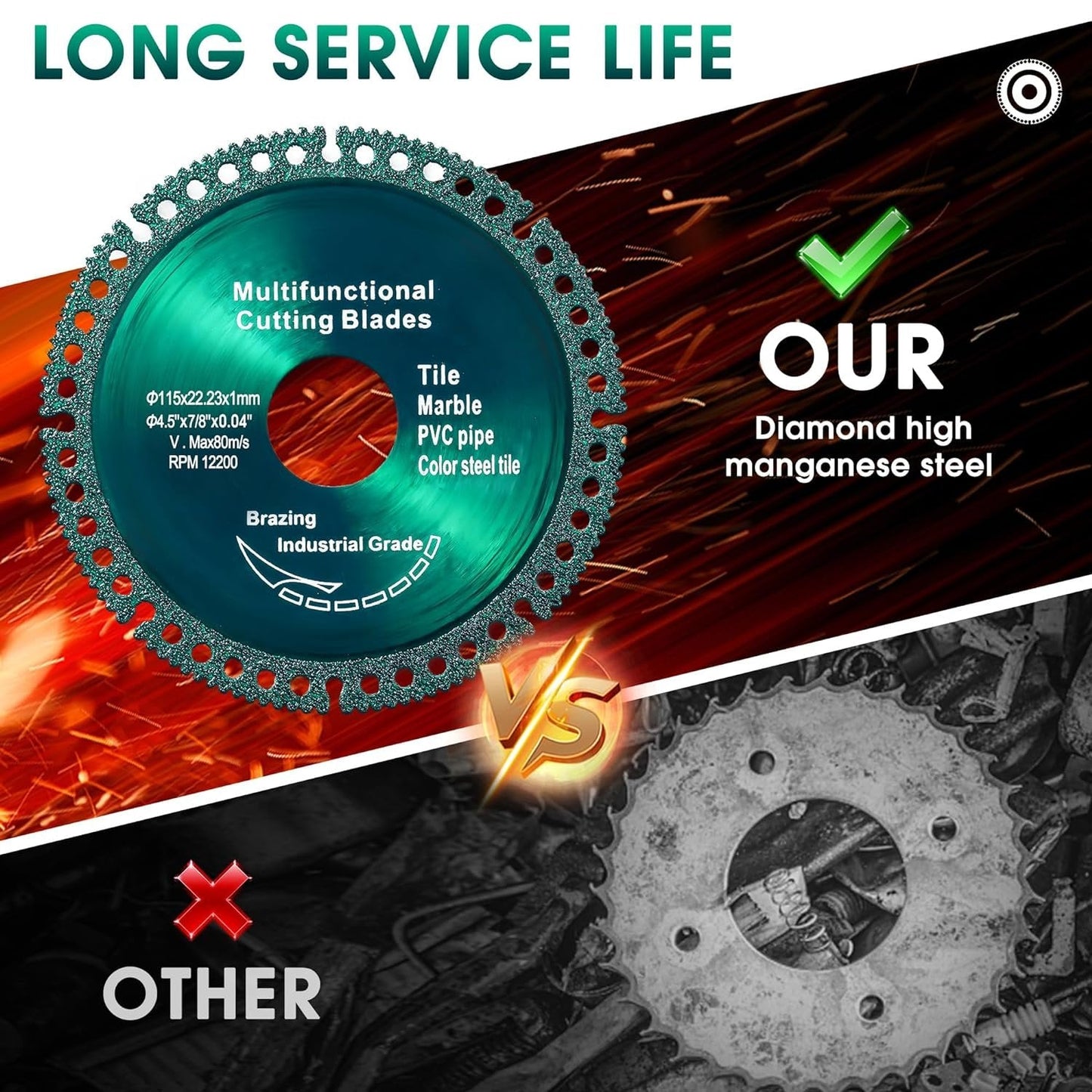 Vinkelslipeskive - Kutter alt som smør