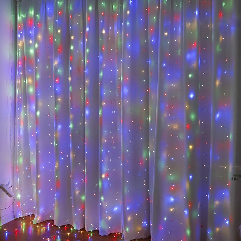🎁Tidlig julesalg 49 % rabatt🎅LED-lyslenker, USB-drevet LED-lysgardin til gaveinnpakning
