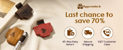 SISTE DAG 70 % AVSLAG - Personlig magnetisk pennholder i lær Bokmerke