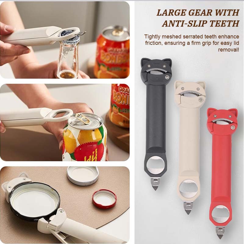 🍻 Multifunksjonell uttrekkbar flaskeåpner | Enkel åpning, nyt hver slurk! 🎊