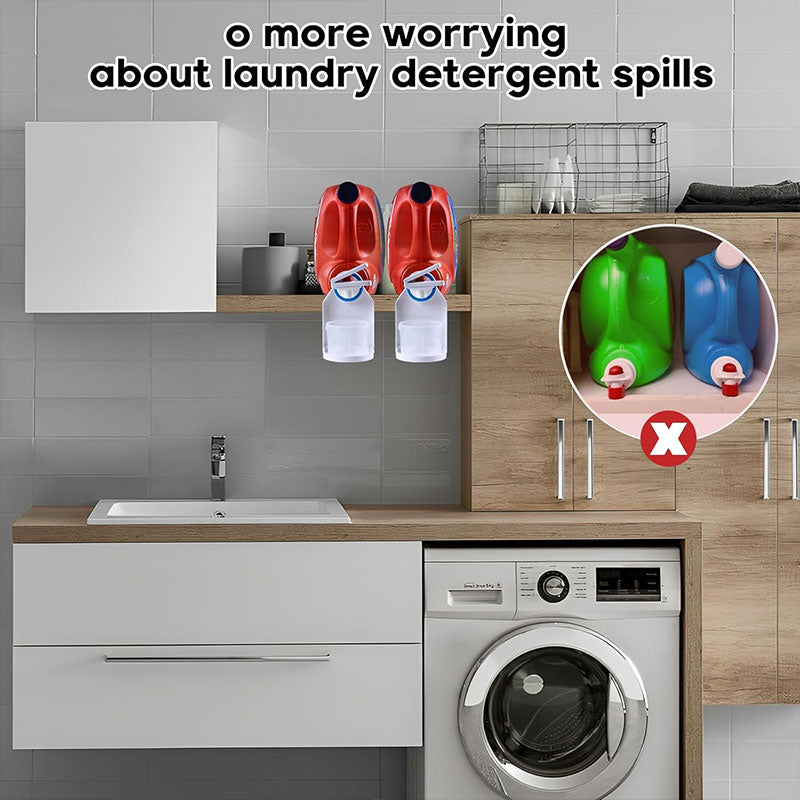 Holder for kopper med vaskemiddel